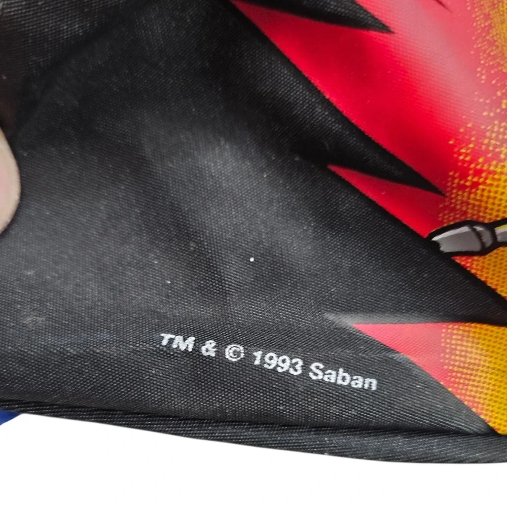 Mighty Morphin‎ Power Rangers Fanny Pack 90s Vintage Kids Black Cartoon